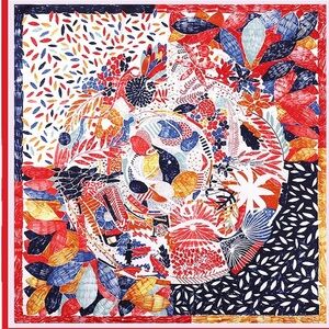 Square Silk Like Head Scarf Large 35” Silk Feeling Hair Wrapping Satin Scarves